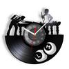 Billiards Ball Pool Vinyl Clock Record Clock Sport Vintage Home Decor Billiards Room Wall Clock Snooker Wall Art Clock Gift