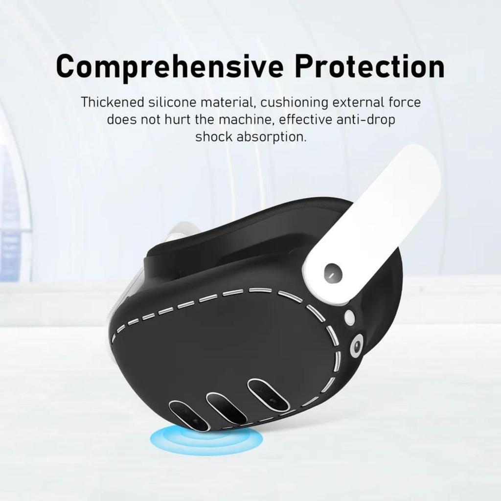 Silicone Goggle Case for Meta Quest 3 | Black