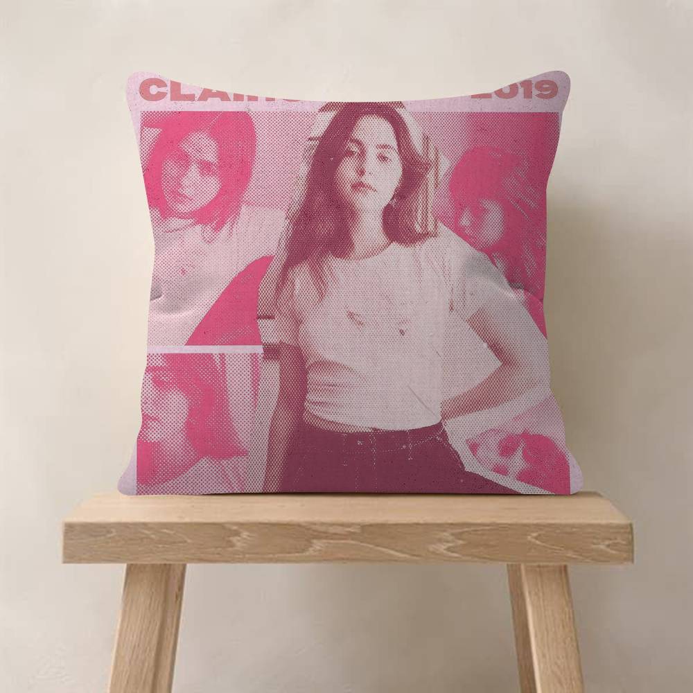 Charm Singer CClairo Personalized Pillow Dust Cover Bedroom Kids Party Decoration Pillowcase Birthday Children Gift