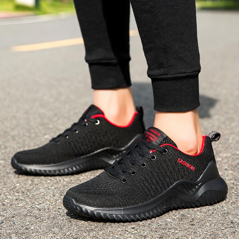 Мужская обувь Кроссовки на шнуровке Дышащие кроссовки Нескользящая уличная обувь 40-47 47 — фото 9