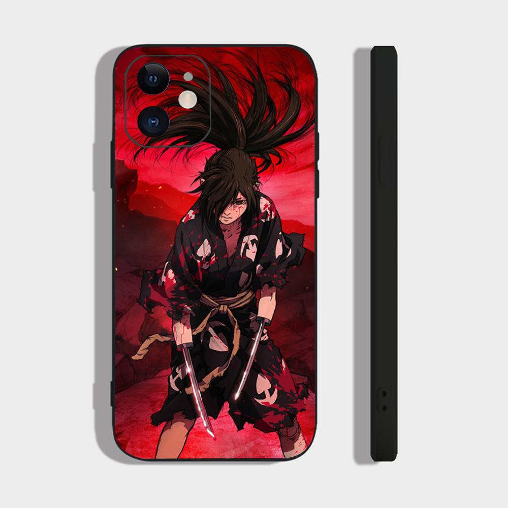 Anime Hyakkimaru Phone Case For IPhone 17 Air 16 15 14 13 Pro Max 11 12 Black Silicone Cover
