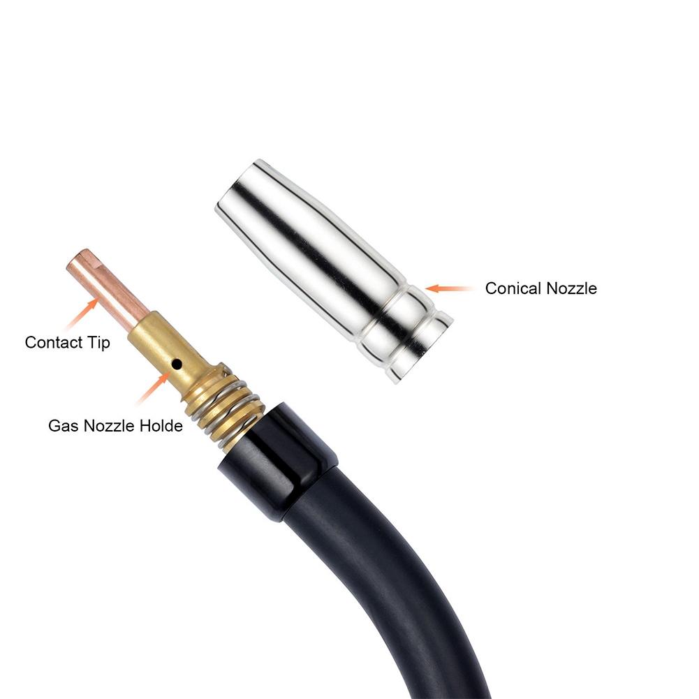 0.6/0.8/0.9/1.0/1.2mm Welding Nozzle 5pcs/set Conductive Tip Brand New