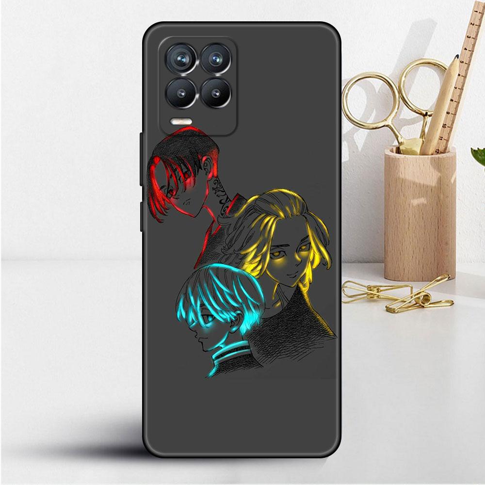 

Мягкий чехол из ТПУ для Realme 8 C21 9 Pro 8i 9i GT Neo 3 2 C3 7 6 C21Y C15 C11 C35, силиконовый чехол для телефона, японское аниме, Токио, Мстители Realme C21Y