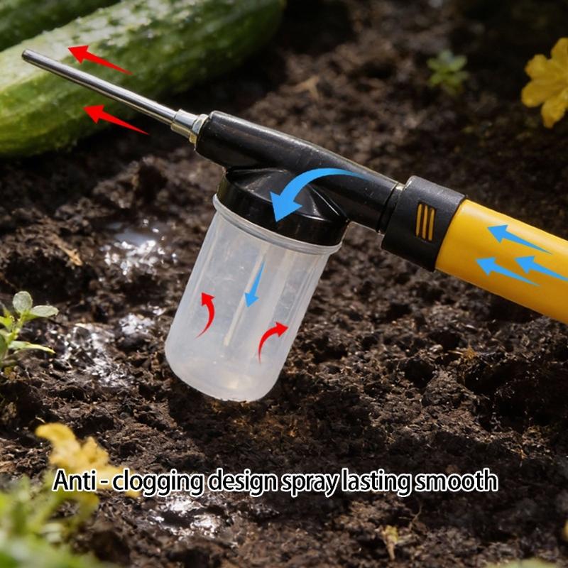 Large Capacity Cordless Pollinator Sprayer Detachable Extension Rod Stainless Steel Nozzle For Greenhouses Use