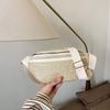 New woven shoulder bag women's bag fashion trend breast bag casual versatile messenger beach bag tide