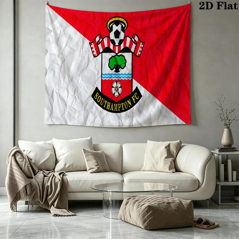 Southampton fc Logo Wall Tapestry Aesthetic Wall Hanging Printed Fabric Blanket Decorative Tapestries for Bedroom Living Room Home Decor