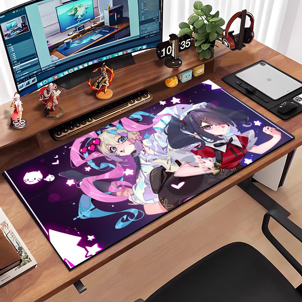 Needy Streamer Overload Mouse Pad Large Anti-Slip Rubber Gaming MousePad Durable Desk Pad Thick Seam Edge Suitable For Office An