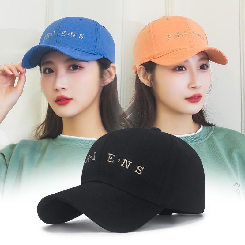 Frühling Sommer Stickerei Kappe Unisex Buchstaben Sonnenschutz Baseballkappe
