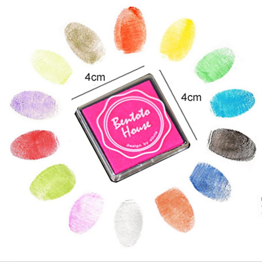 LUYING Stempel Reich Hoch Lebendig Handgemacht Finger Nachricht Neues Lernspielzeug Pad, 20-Farben Set, Farben, Tinte, Siegel, DIY, Stoff, Holz, Feier,
