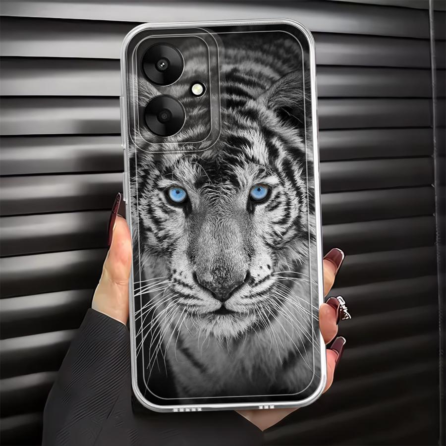 Tiger Lion Soft Phone Cover Phone Case for Xiaomi Mi 11 Lite 11T Pro