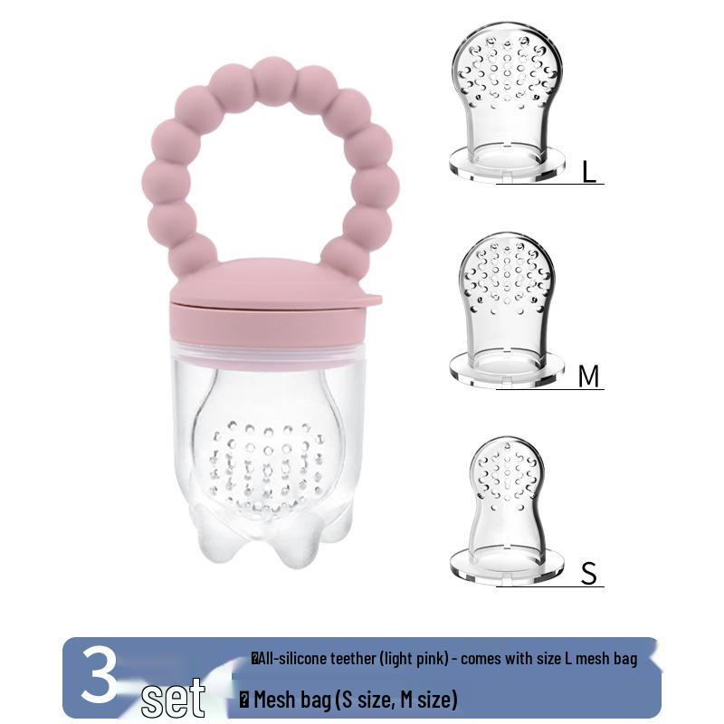 Silicone Baby Fruit and Vegetable Teether Pacifier Feeder