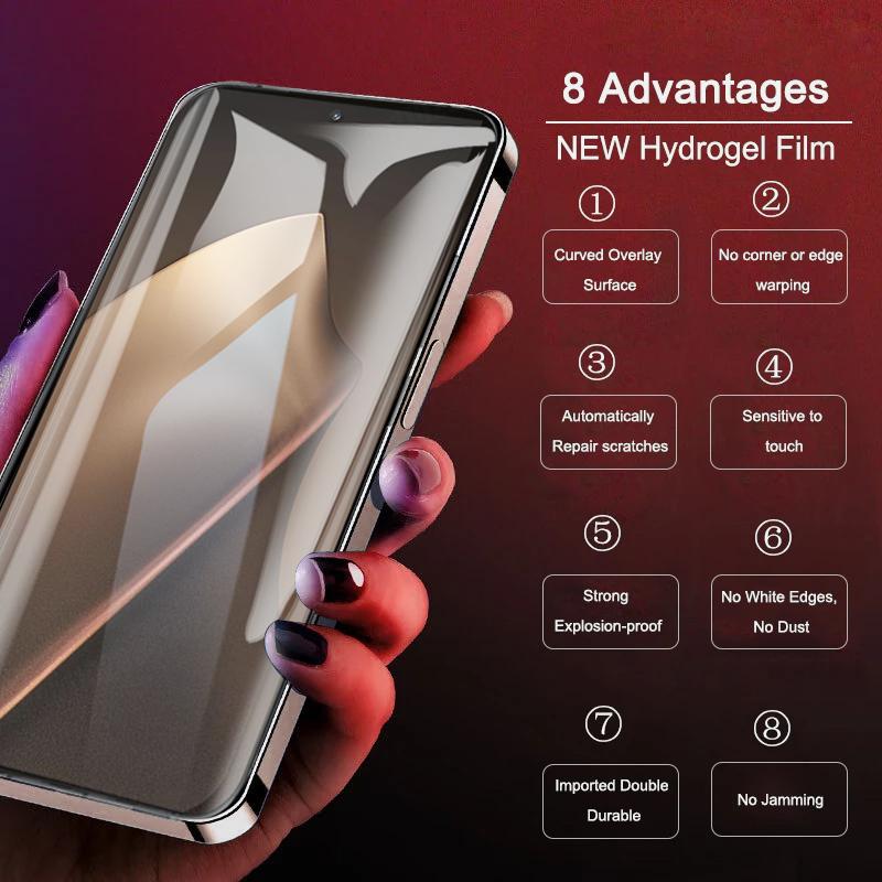 8IN1 Hydrogel Film for Xiaomi Mi 15T 9T Pro Screen Protector for Mi 13 12 11 Lite Note 10 Pro Lens Soft Film