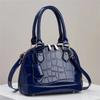 Solid Pu Color Shell Shaped Handbag With Mobile Card Pouches For Outings Casual