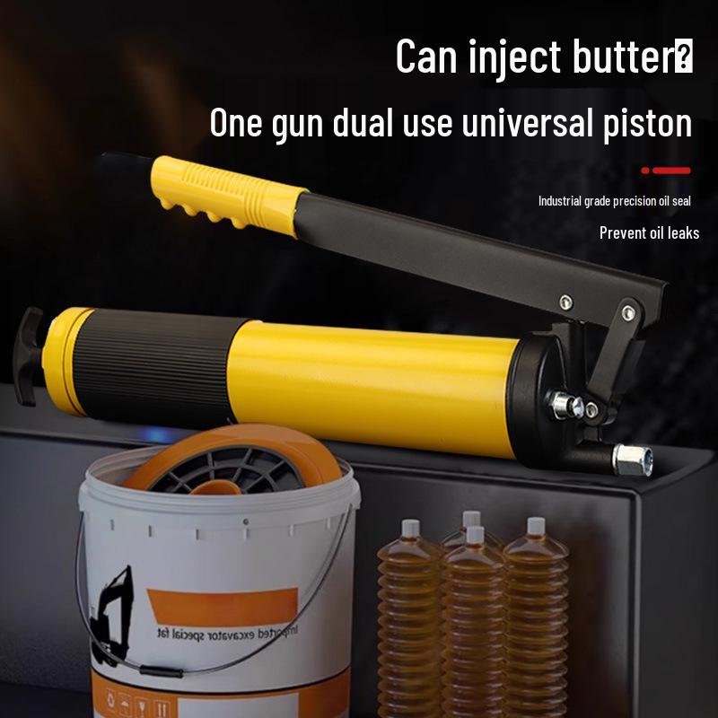 High-Pressure Manual Grease Gun for Construction and Forklift Machinery