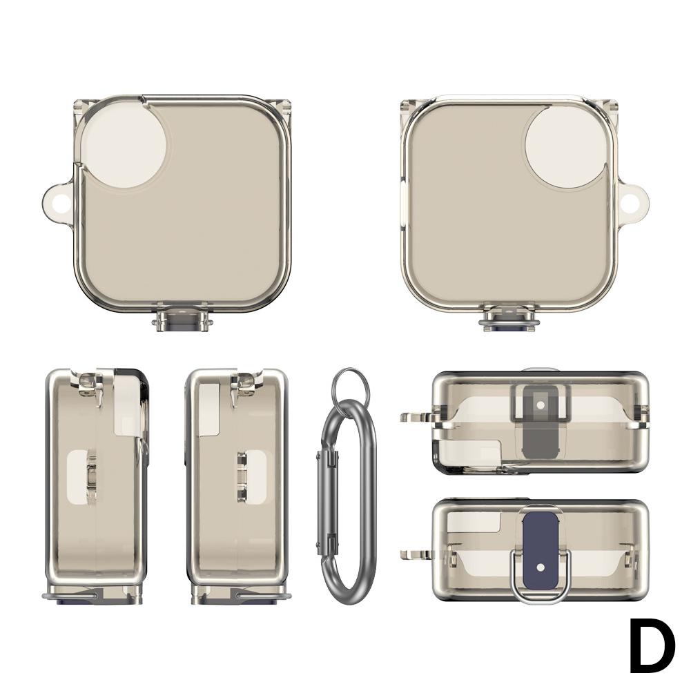 Transparent TPU Case Cover for Buds Pro 2, Wireless Bluetooth Headphone Cover with Lock & Hook, Solves Headphone Case Scratches