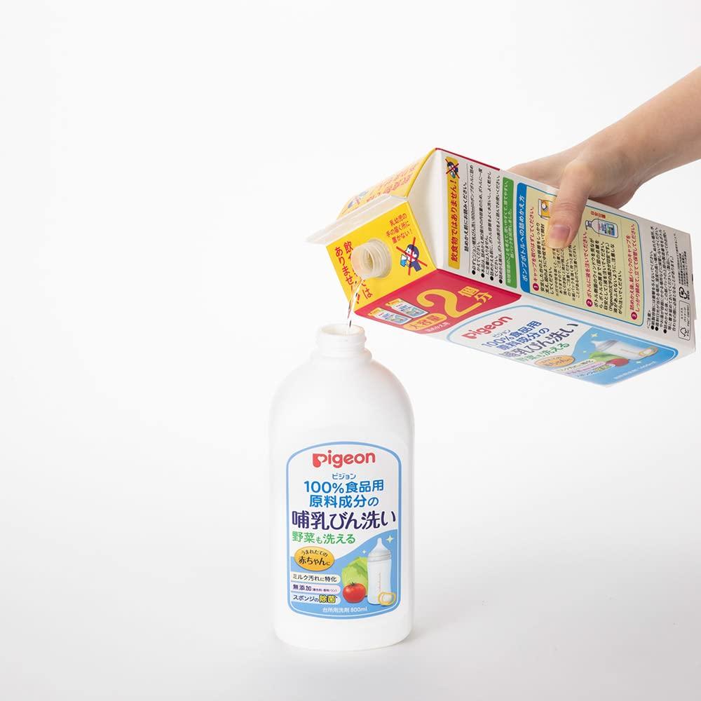 Pigeon Baby Bottle Refill for 2 Cleaner, Uses, 1.4L