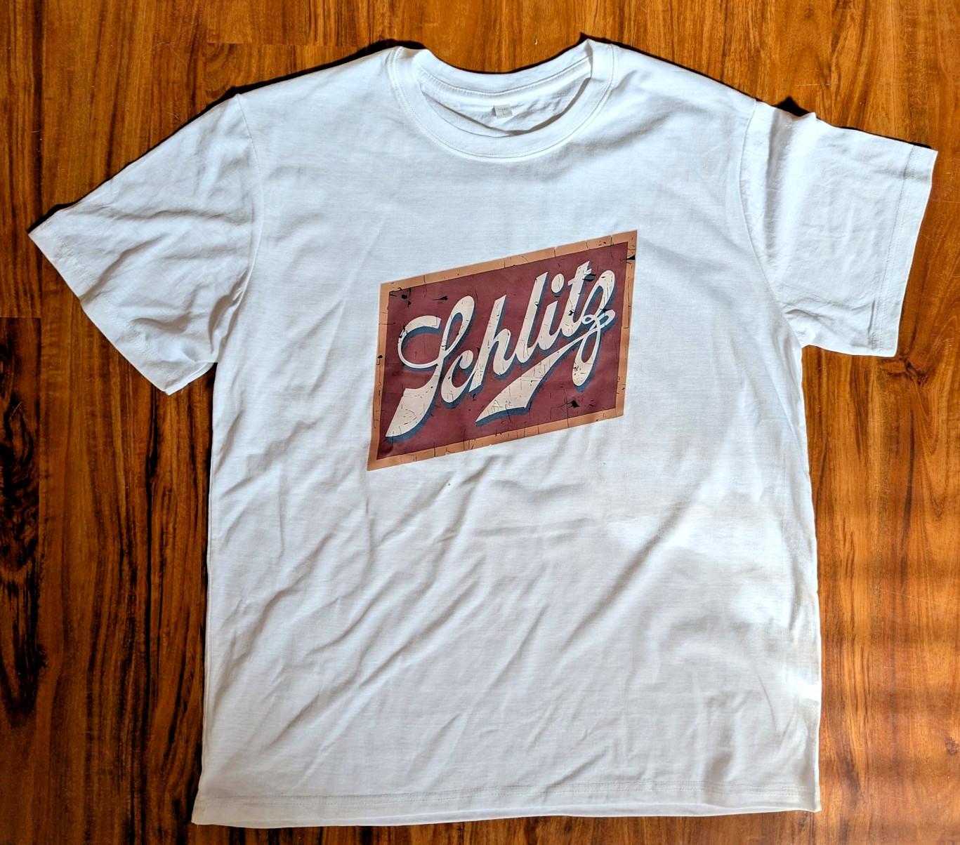 New! Schlitz Beer T-SHIRT, Various Sizes S разноцветный