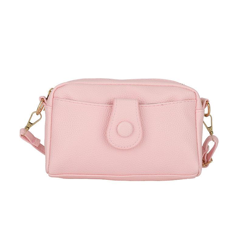 Candy Color Korean Style Soft Surface 2023 Fashion Winter Casual Solid Color Single Shoulder Crossbody Small Square Bag Women Black