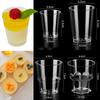 25pcs Household Round Disposable Cups Reusable Thickened Disposable Dessert Cups Party Supplies Plastic Transparent Cup