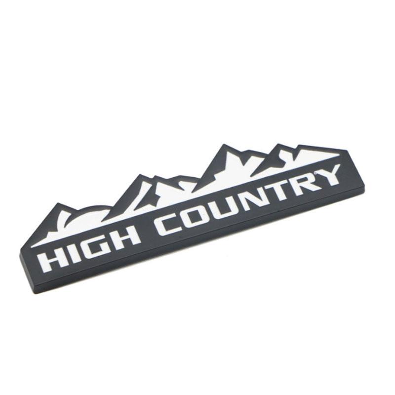 HIGH COUNTRY letter car stickers for all off-road models Highland area pattern Body modification accessories Rear trunk decorate