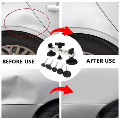 Car Dent Puller Bridge Tabs Set Paintless 12V 40W Glun Gun Sticks Repair Tools Dent Removal Auto Care Automotive Accessories