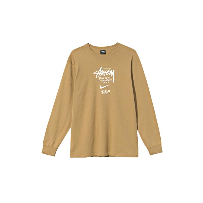STU SS25 dice printing long-sleeved t-shirt for men and women of the same style, spot classic