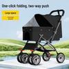 Foldable Lightweight Pet Stroller for Small & Medium Dogs and Cats