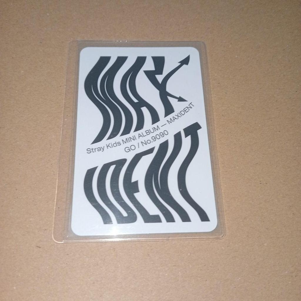 [USED] StrayKids Changbin trading card Maxident USA autograph