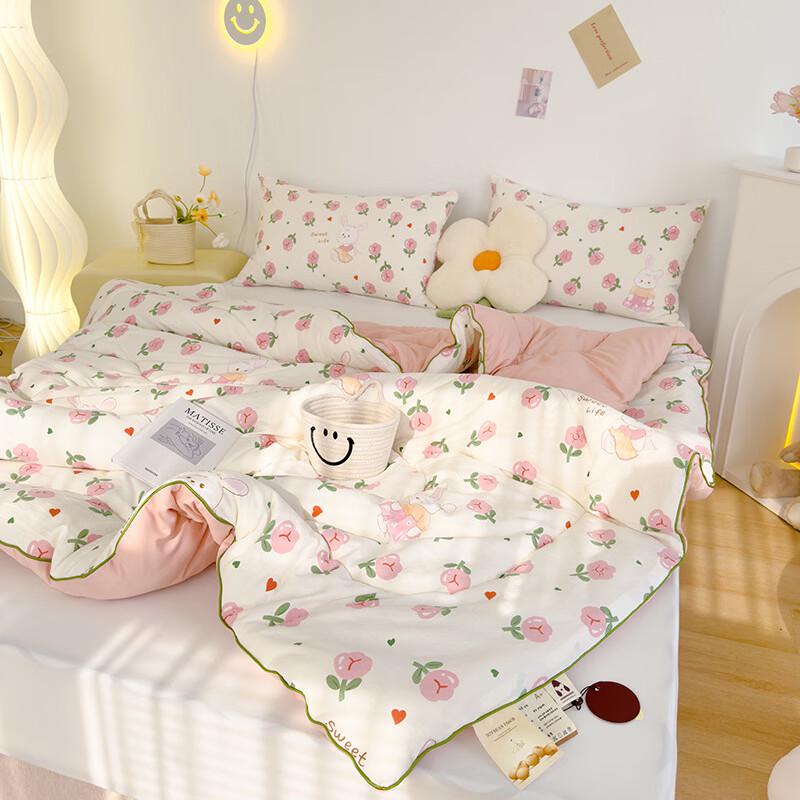 Oeny Soy Fiber Double Gauze Summer Quilt
