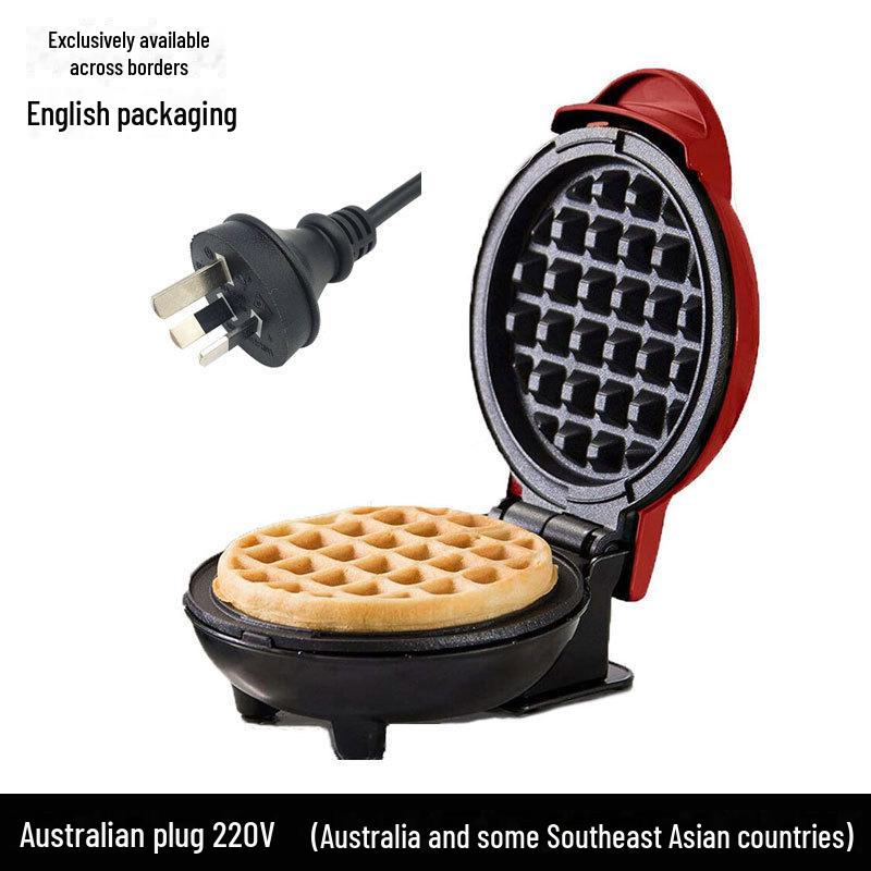 

Міні-вафельниця для дітей - стандарт Великобританії та Австралії Australian Standard червоний