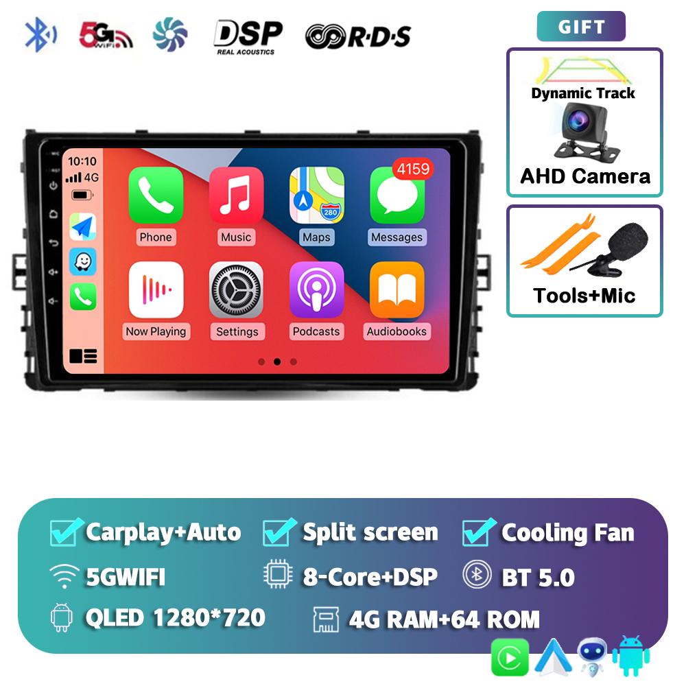 Android 14 Carplay Auto for VW Volkswagen MQB POLO VI Jetta MK7 2018-2020 2021 Car Radio Stereo Video Multimedia Player GPS WIFI