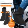 Electric Bike Thermal Ankle Warmers - Windproof Fleece Boot Covers for Winter Cycling