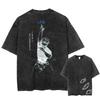 Gojo Satoru Jujutsu Kaisen T-Shirt Men'S And Women'S T-Shirt Washed Cotton T-Shirt Clothing Summer Short Sleeve Ultra