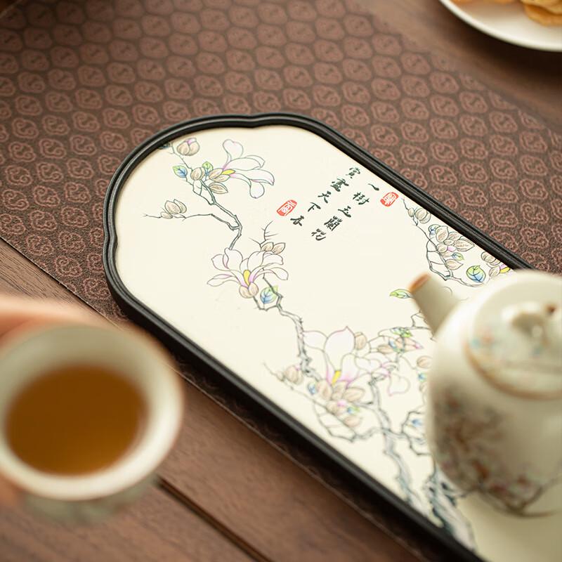 Changqi Magnolia Blossom Dry Brewing Tea Tray