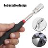 Auto Repair Tool Telescopic Magnetic Pick-Up Tools With LED Flashlight Portable Pocket Clip Magnetic Retrieval Pen Picker