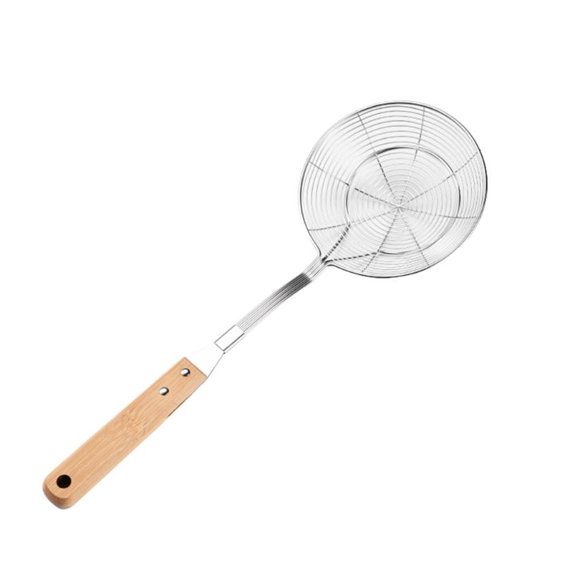 

Длинная ручка ложка-сито термостойкий половник-шумовка для приготовления и жарки многофункциональный кухонный инструмент