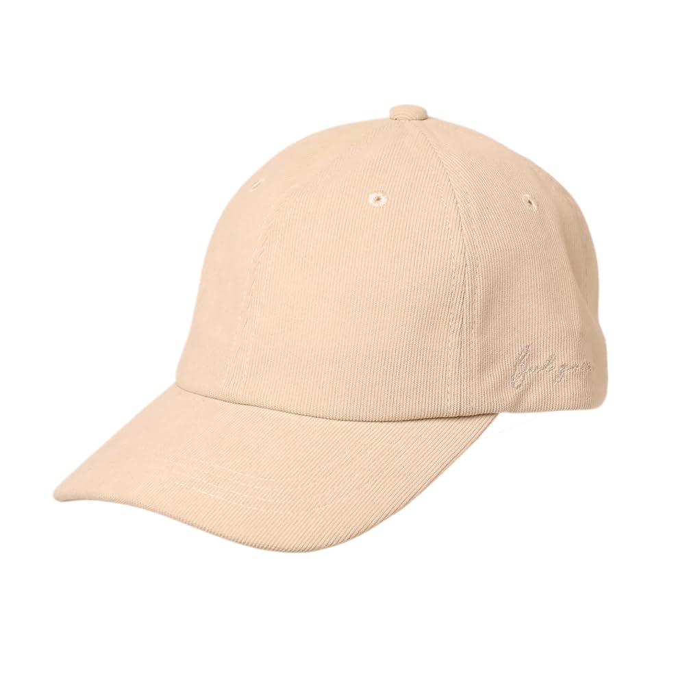 ICHIYON Fine corduroy cursive embroidery cap [14+ PLUS] / 103823-141-103