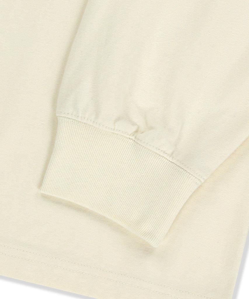 BROWNBREATH Patchwork Check Tag Longsleeve - Cream