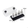 4 Way Bus Bar Power Distribution Block Electrical Terminal for Marine