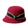 New Style Wool Hat for Women in Autumn and Winter New Fashion Versatile Face Showing Small Basin Hat Retro British Style Fisherman Hat