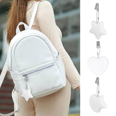 Lámpara de bolso con luz de corazón que brilla en la oscuridad, diseño de modo dual, tamaño compacto, portátil, sensor automático, luz de bolso activada por tacto