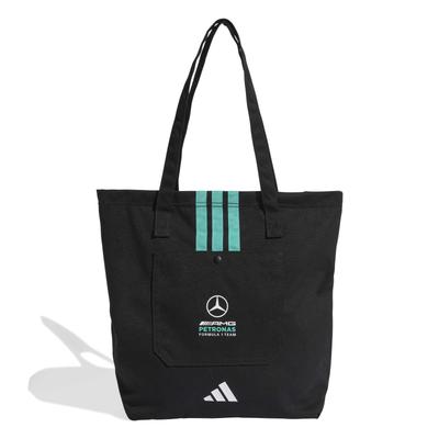 Adidas Mercedes AMG Petronas Formula 1 Team DNA Tote Shoulder Black Bag, Men's, VL525, (KF1779)