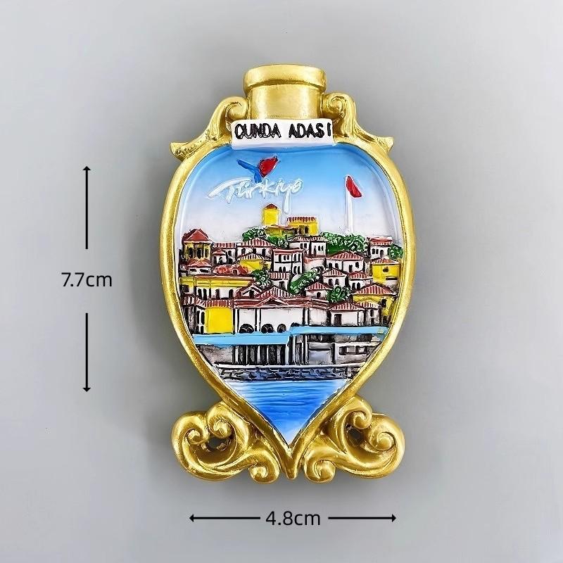 Turkey Travelling Souvenirs Kemer Fridge Magnets Cappadocia Hot Air Balloon Antalya Fridge Stickers Wedding Gifts Home Decor