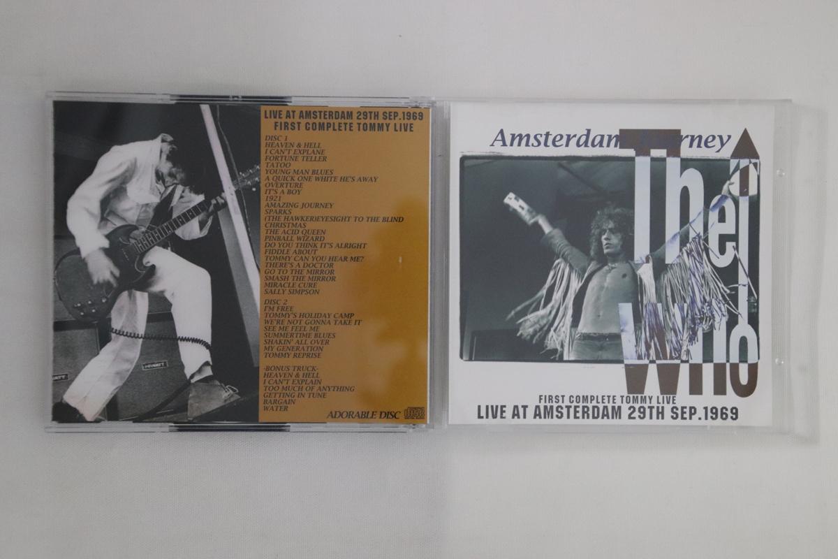 

CD WHO - Amsterdam Journey ADR0012 ADORABLE DISC Unknown Rock Used