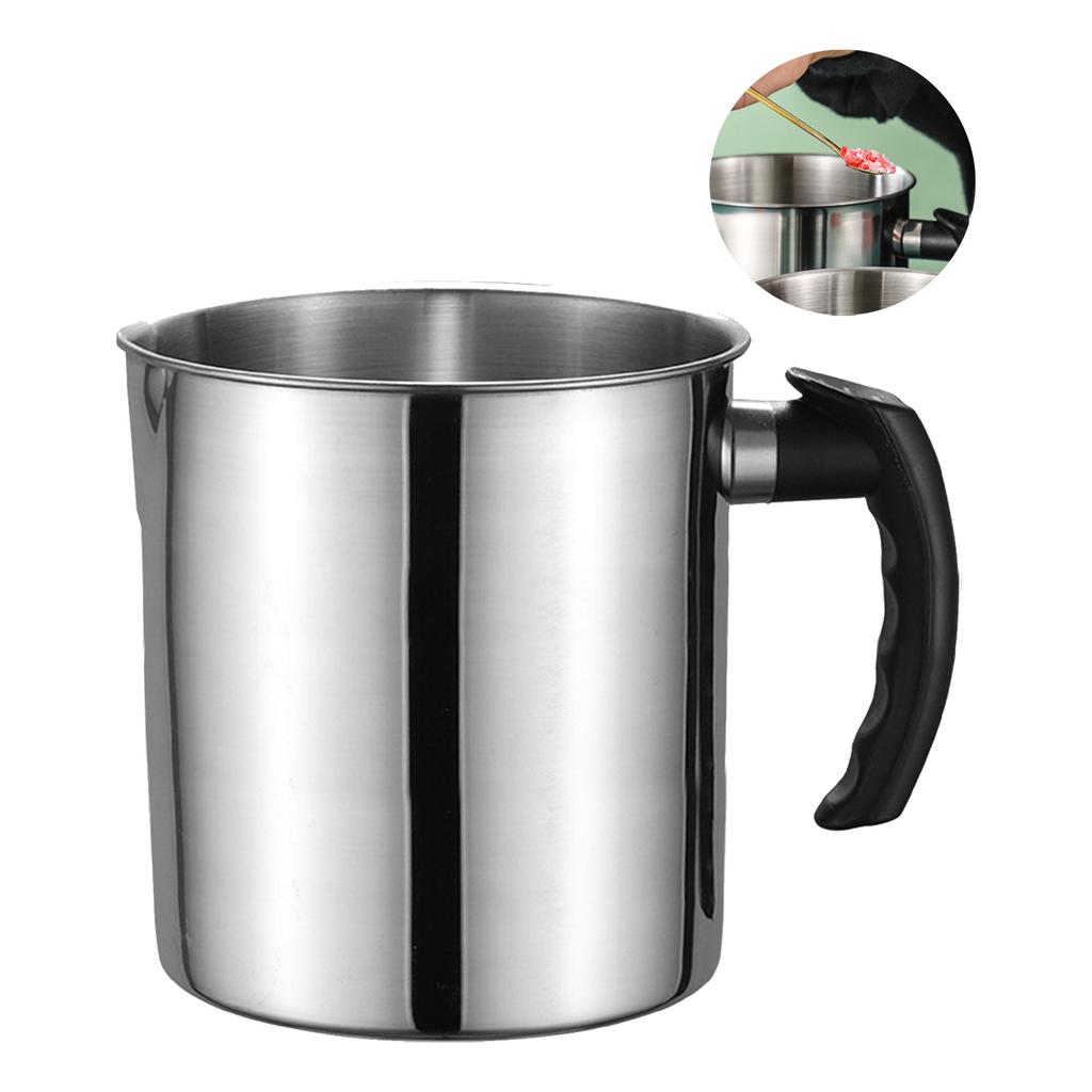 Candle Wax Melting Pot Convenient to Use with Heat-Resistant Handle Suitable for Experienced DIY Enthusiast