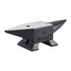 Cast Steel Anvil, 22 Lbs(10kg) Single Horn Anvil with Large Countertop and Stable Base, High Hardness Rugged Round Horn Anvil Blacksmith, for Bending,