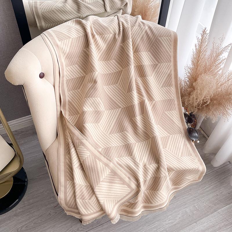 Simple Scarf To Keep Warm In Autumn And Winter, Coat Shawl To Keep Warm And Neck Protection, Female Student Scarf