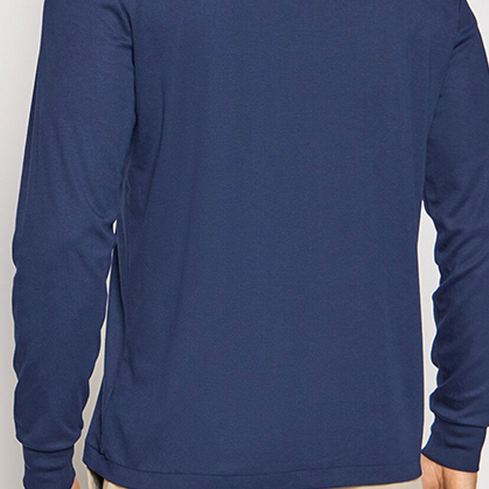 Polo Ralph Lauren Logo Embroidered Crew Neck Long Sleeve T-Shirt Men Tops Navy 710760121-003
