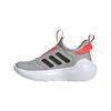 Adidas TENSaur Comfort Lightweight Soft Shock Absorbing Durable Breathable Low Top Casual Shoes Kids Sneakers Gray Black Bright-Red IH1061