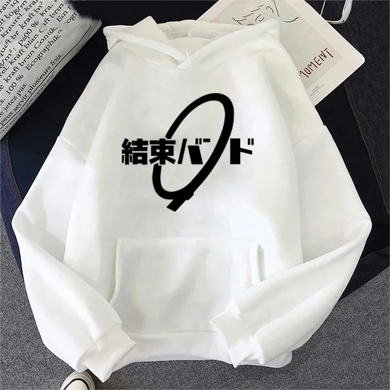 2025 Fashionable Casual Streetwear Hooded Sweatshirt Play BOCCHI THE ROCK! Hitori Gotoh Ijichi Nijika Anime Hooded Sweatshirt